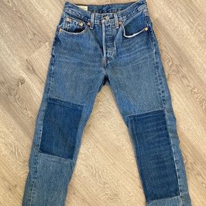 Levi's 501 Patchwork